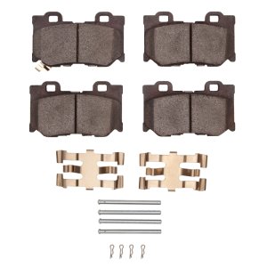 Infiniti G37 Brake Pads - Rear - R1 Concepts - Semi Met - `08-`25